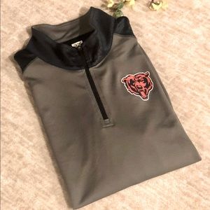 NFL Team Apparel Chicago Bears Quarter Zip